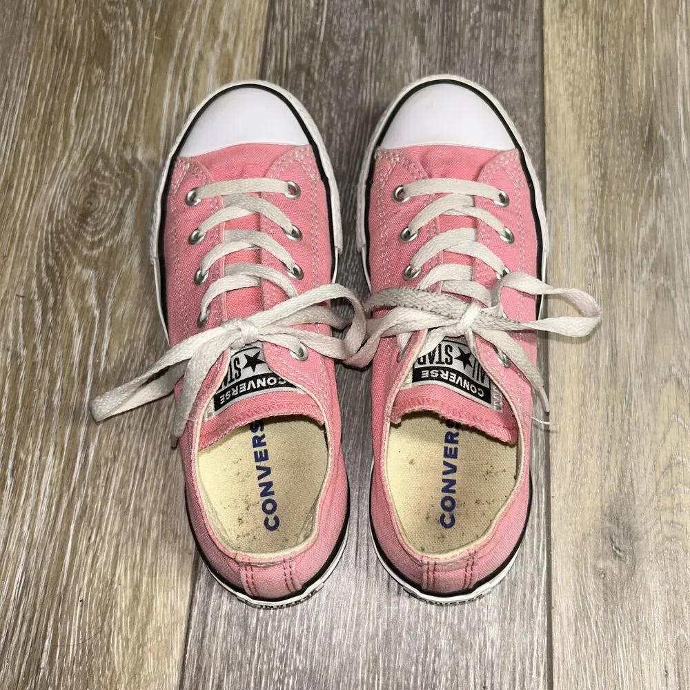 Converse Chuck Taylor All Star Kids Youth US Size 2 Sneaker Shoes Pink 3J238